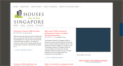 Desktop Screenshot of housesinsingapore.com